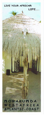 Live your african life. Norakunda. (Front)